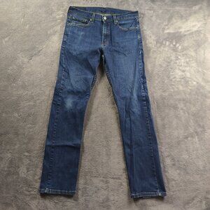 Levi's 513 Jeans Adult Mens 32x32 Blue Denim Straight Leg